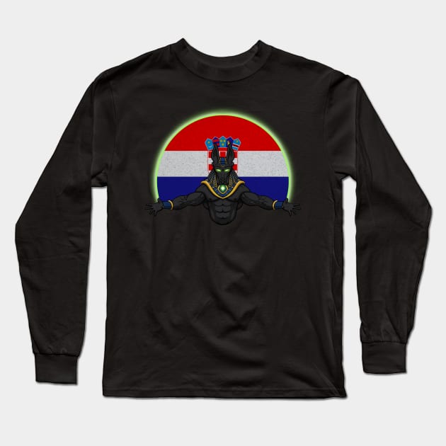 Anubis Croatia Long Sleeve T-Shirt by RampArt